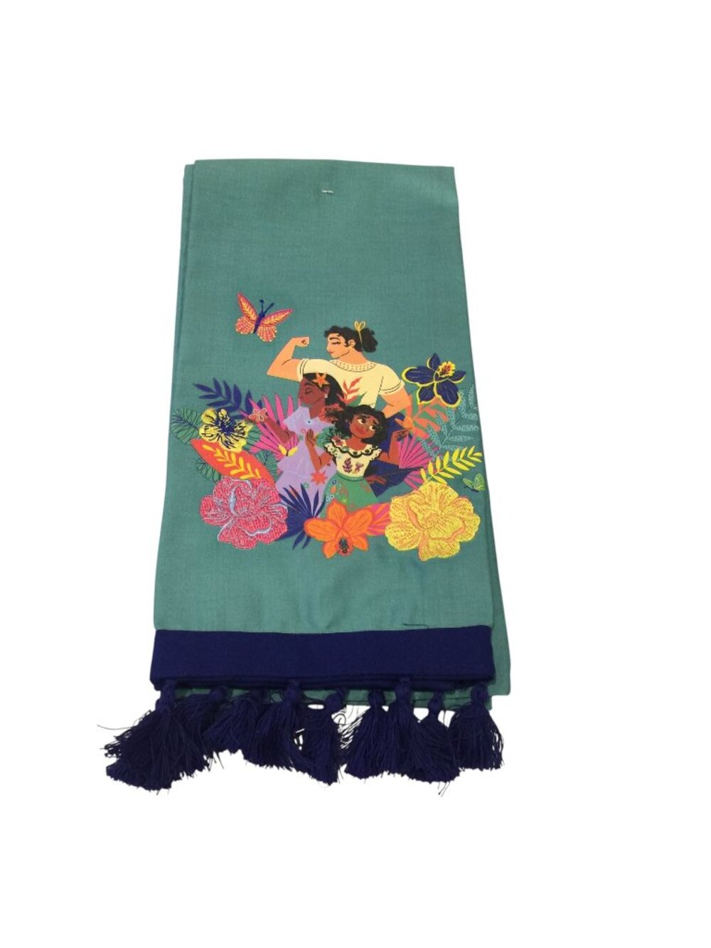 Disney Parks ENCANTO Fringed Kitchen Towel 100% Cotton